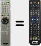 Télécommande pour remplacer RM-GA 004 (147945111)