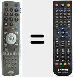 Télécommande pour remplacer RMC18081C