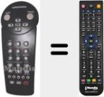 Télécommande pour remplacer RC826400 (45066770)