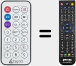 Télécommande pour remplacer REMCON1602