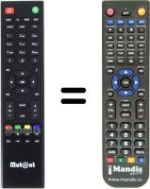 Replacement remote control Mut@nt HD51