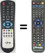 Replacement remote control REMCON2207