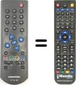 Télécommande équivalente SEC0521