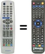 Télécommande équivalente SEC3416