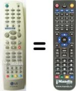 Télécommande équivalente LG SEC14629