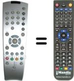 Télécommande équivalente SEC3577