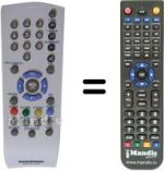 Télécommande équivalente SEC15981