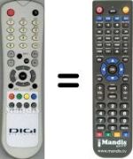Télécommande équivalente Hyundai SEC3572W