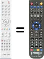 Replacement remote control WHV12412