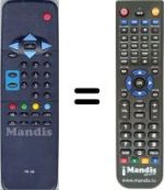 Télécommande équivalente WHV5397
