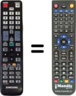 Télécommande équivalente Samsung SEC15984