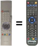 Télécommande équivalente SEC3105