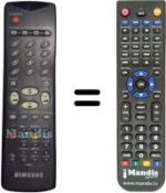 Télécommande équivalente SEC14548