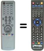 Télécommande équivalente Samsung SEC8535