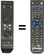 Télécommande équivalente SEC14522W