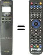 Replacement remote control SEC2855