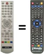 Replacement remote control IPTV BOX VIP 300
