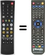 Télécommande équivalente HVS53495