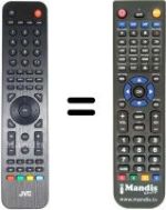 Replacement remote control HVS57410
