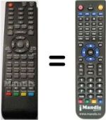 Télécommande équivalente HVS57696