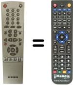 Télécommande équivalente 00049 D