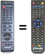 Télécommande équivalente 00055 F