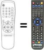 Télécommande équivalente Samsung CF 20F42 Z