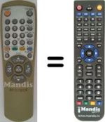 Replacement remote control 00104 K