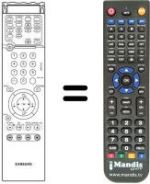 Télécommande équivalente Samsung PW 21G5 VD