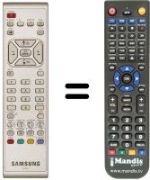 Gleichwertige Fernbedienung Samsung LW 17E24C