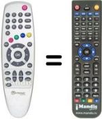 Télécommande équivalente 060508B