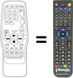 Télécommande équivalente 076R0CH180