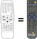 Télécommande équivalente 07660CH030