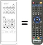 Télécommande équivalente 105-045D