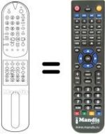 Télécommande équivalente 105-212J