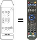Télécommande équivalente 105-520H
