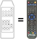 Replacement remote control UNIVERSUM 7275688