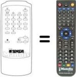 Télécommande équivalente 105 079