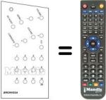 Télécommande équivalente 12 CHANNELS US
