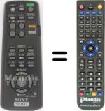 Télécommande équivalente Sony SLV-SE 60