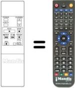 Télécommande équivalente 143.9.4100.62982