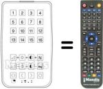 Télécommande équivalente 16 CHANNELS US