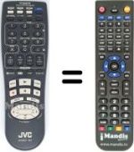Télécommande équivalente JVC HR-J790 EU