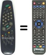 Télécommande équivalente Vestel 3240