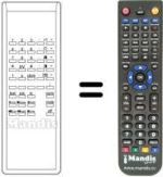 Télécommande équivalente STUL 72