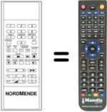 Télécommande équivalente NordMende V 1005 M