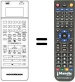 Télécommande équivalente V 8005 K
