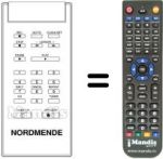 Télécommande équivalente V 905 M
