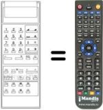 Télécommande équivalente 30 D 1