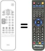 Gleichwertige Fernbedienung DOMLAND ETV-55700 SV